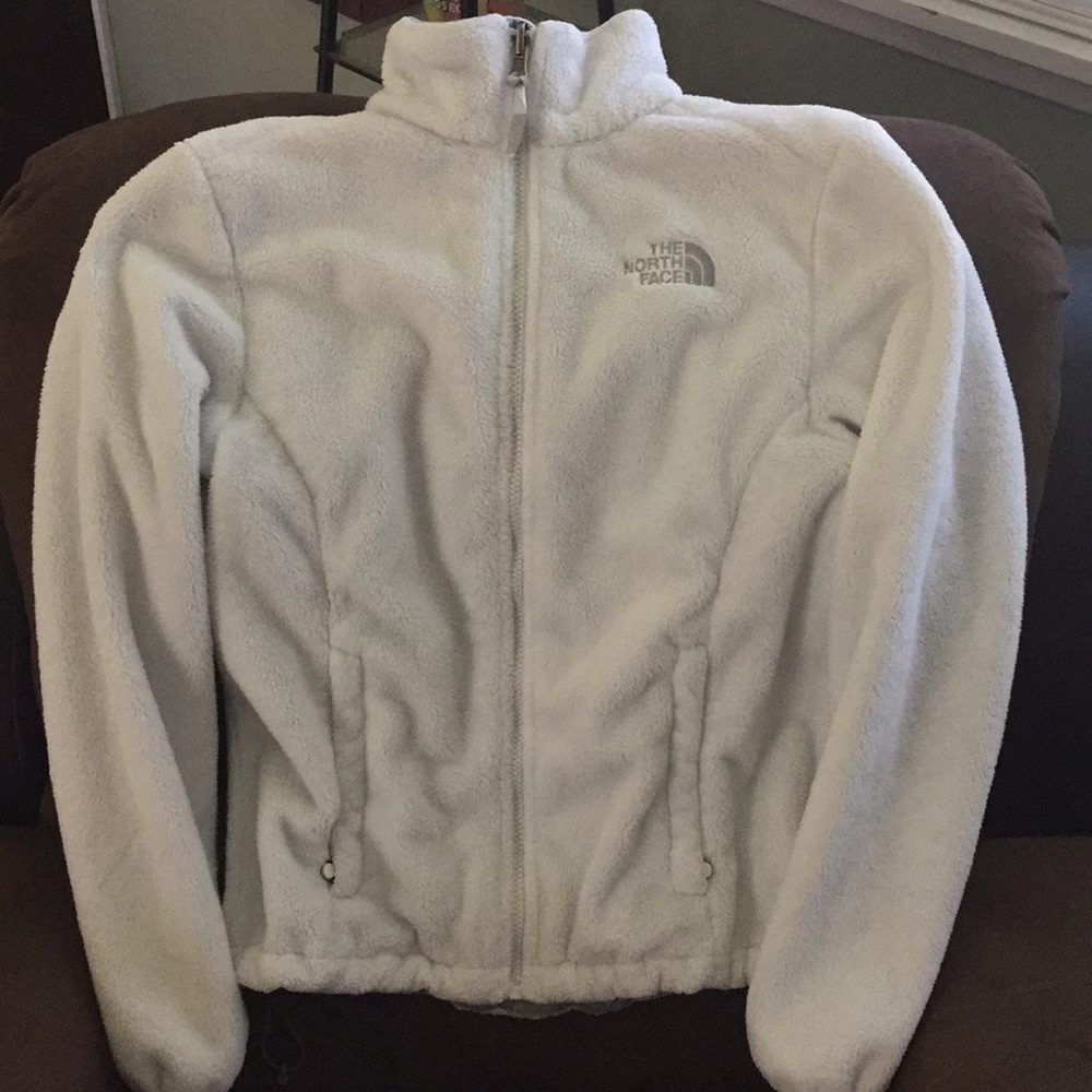 North face fuzzy jacket
